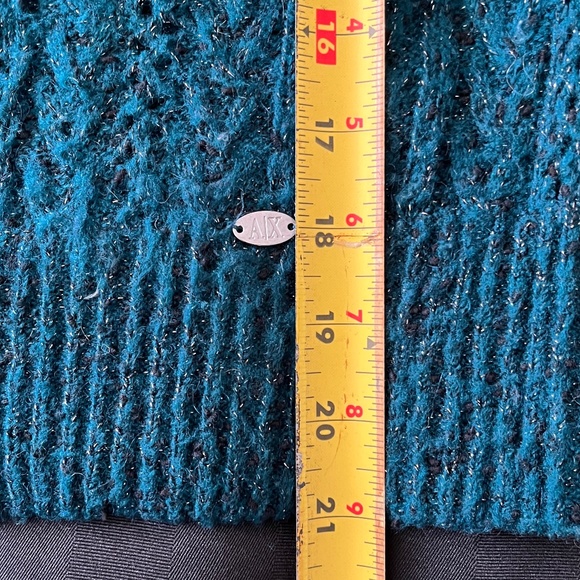Vintage Armani Exchange Sweater - Green. Size XS-S - Picture 14 of 14